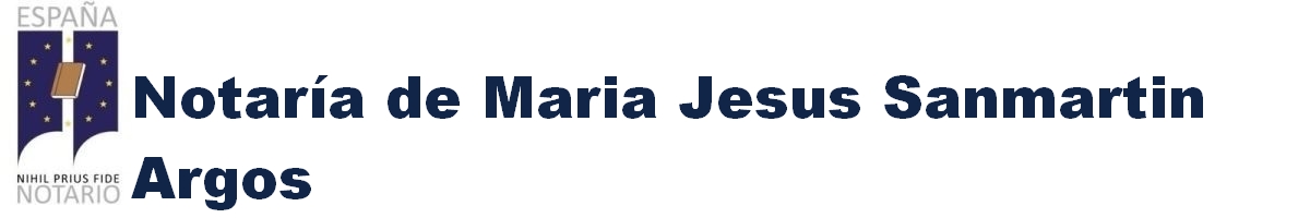 Notaría de María Jesús Sanmartín Argos en Benicasim