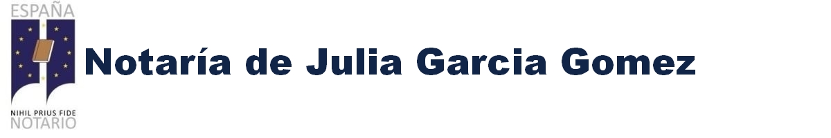 Notaría de Julia García Gómez en Cocentaina