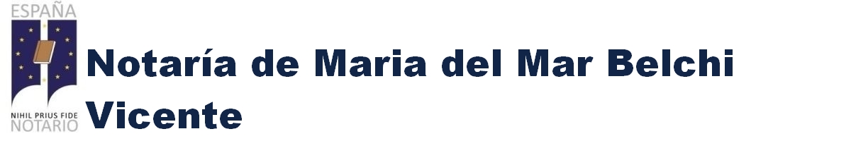 Notaría de María del Mar Belchi Vicente en Novelda