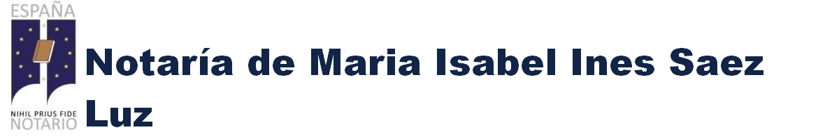 Notaría de María Isabel Inés Sáez Luz en Alcúdia, l'