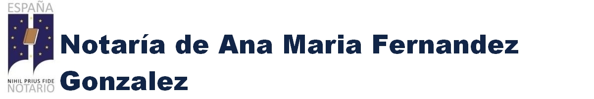 Notaría de Ana María Fernández González en Escalona
