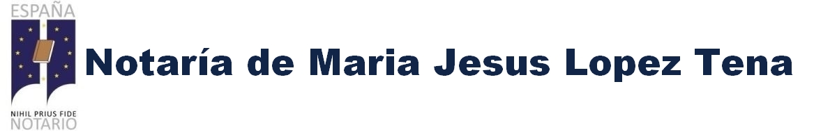 Notaría de María Jesús López Tena en Villafranca del Cid