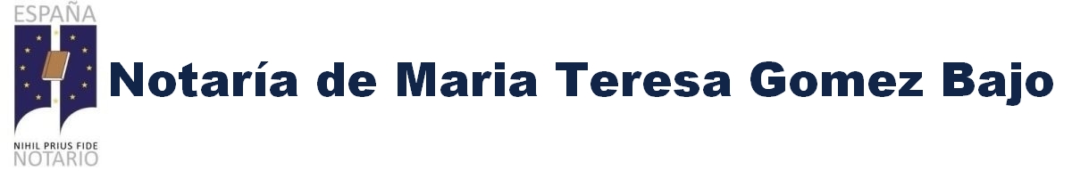 Notaría de María Teresa Gómez Bajo en Pozuelo de Alarcón