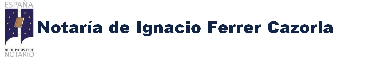 Notaría de Ignacio Ferrer Cazorla en Cáceres