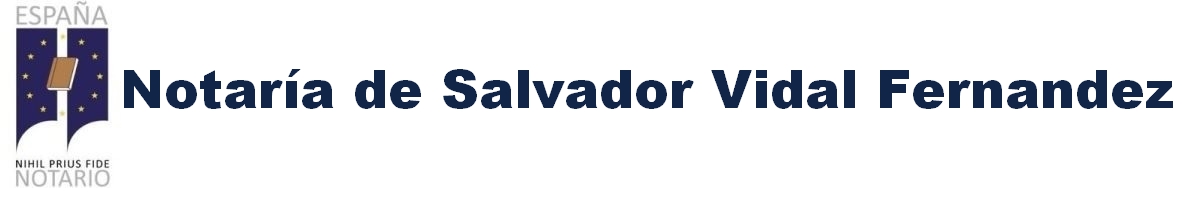 Notaría de Salvador Vidal Fernández en Alfàs del Pi, l'