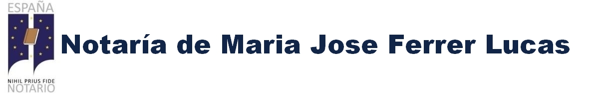 Notaría de María José Ferrer Lucas en Guardamar del Segura