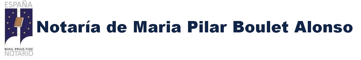 Notaría de María Pilar Boulet Alonso en Madrid