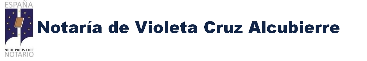 Notaría de Violeta Cruz Alcubierre en Daroca
