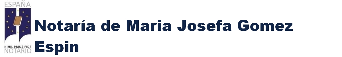 Notaría de María Josefa Gómez Espín en Unión, La