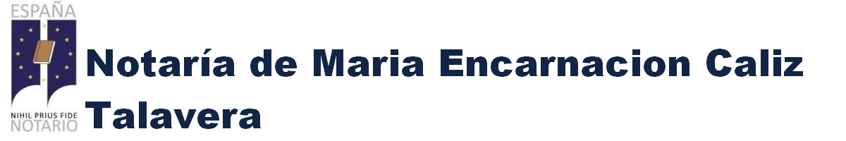 Notaría de María Encarnación Cáliz Talavera en Hornachos