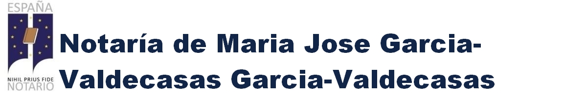 Notaría de María José García-Valdecasas García-Valdecasas en Martos