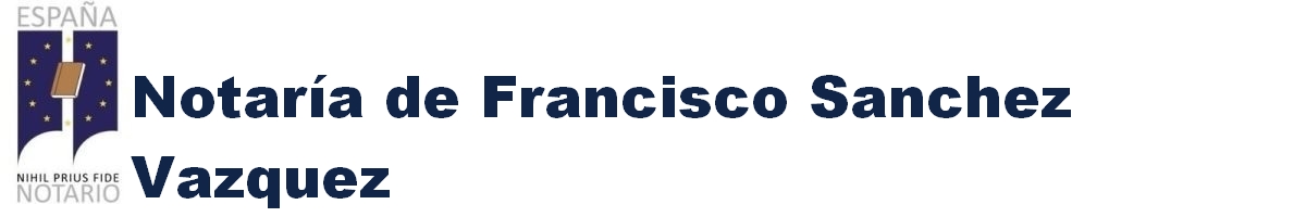 Notaría de Francisco Sánchez Vázquez en Carmona
