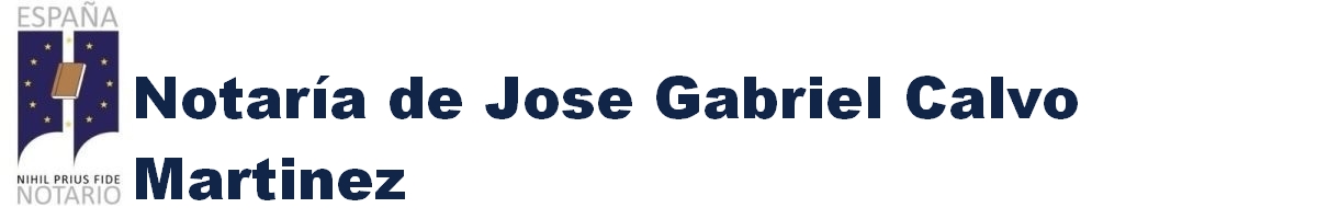 Notaría de José Gabriel Calvo Martínez en Níjar