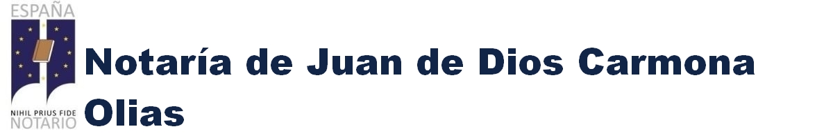 Notaría de Juan de Dios Carmona Olías en Zangoza