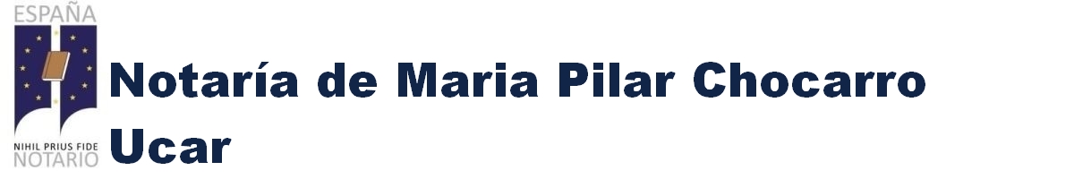 Notaría de María Pilar Chocarro Ucar en Pamplona