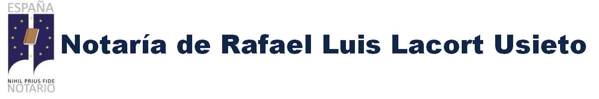 Notaría de Rafael Luis Lacort Usieto en Hondarribia