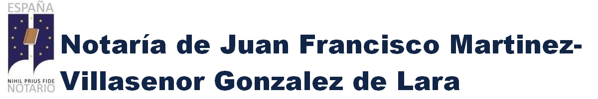 Notaría de Juan Francisco Martínez-Villaseñor González de Lara en Marmolejo