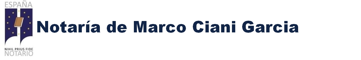 Notaría de Marco Ciani García en Bisbal d'Empordà, La