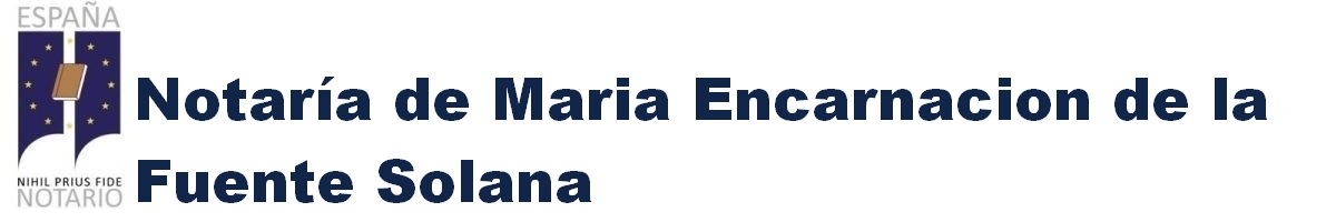 Notaría de María Encarnación de la Fuente Solana en Campillos