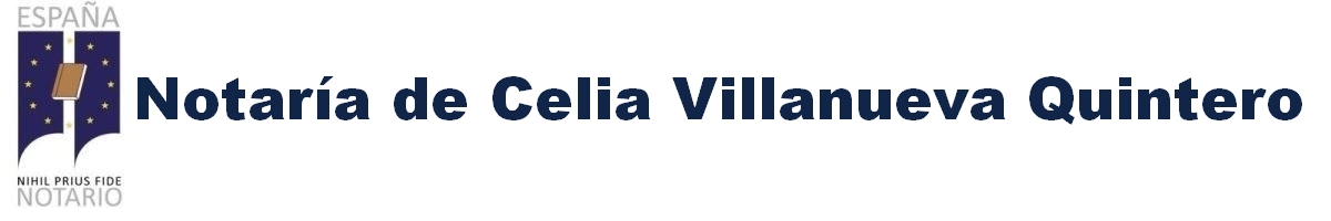Notaría de Celia Villanueva Quintero en San Roque