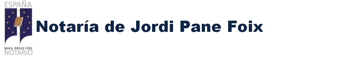 Notaría de Jordi Pané Foix en Cervera