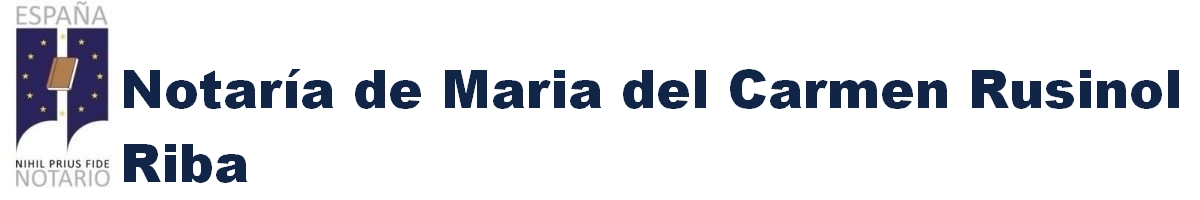 Notaría de María del Carmen Rusiñol Riba en Llançà