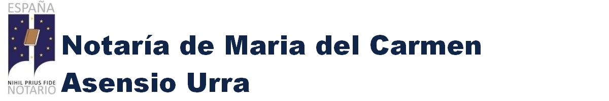 Notaría de María del Carmen Asensio Urra en Tauste