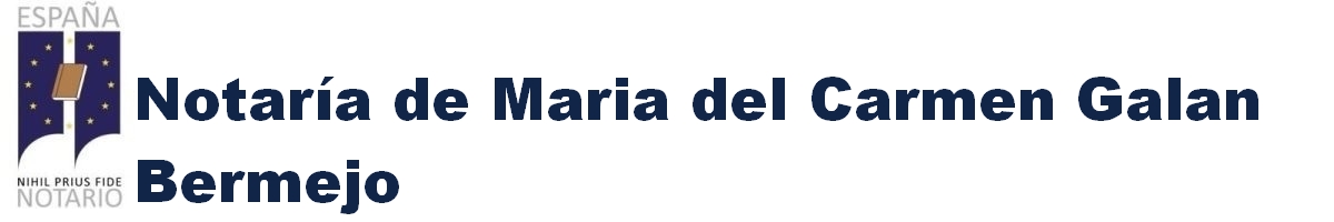 Notaría de María del Carmen Galán Bermejo en Ejea de los Caballeros