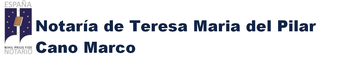 Notaría de Teresa María del Pilar Cano Marco en Vitoria