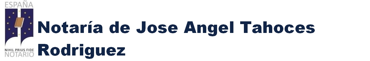 Notaría de José Ángel Tahoces Rodríguez en Agüimes