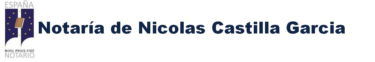 Notaría de Nicolás Castilla García en Arona