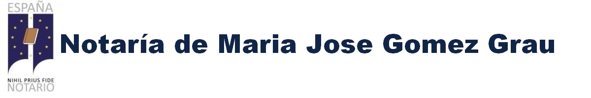 Notaría de María José Gómez Grau en Vilanova i la Geltrú