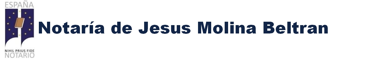 Notaría de Jesús Molina Beltrán en Vidreres