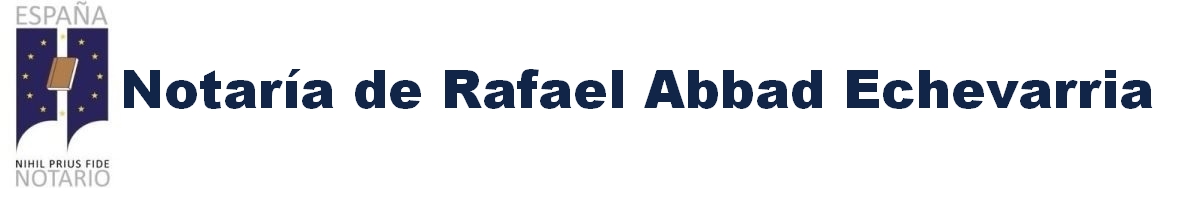 Notaría de Rafael Abbad Echevarría en Jaca