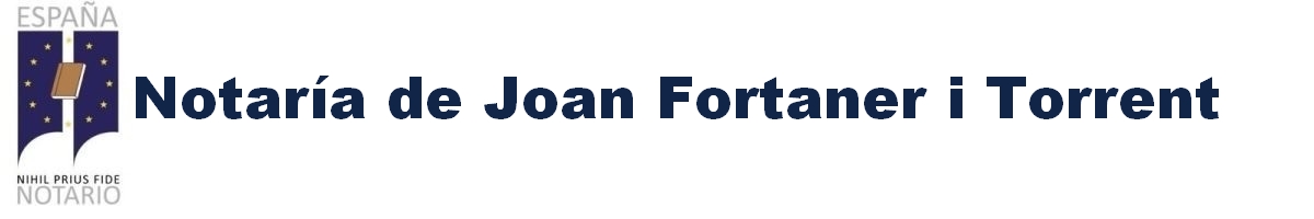 Notaría de Joan Fortaner i Torrent en Manlleu