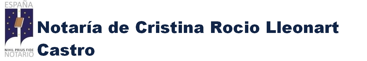 Notaría de Cristina Rocío Lleonart Castro en Berlanga