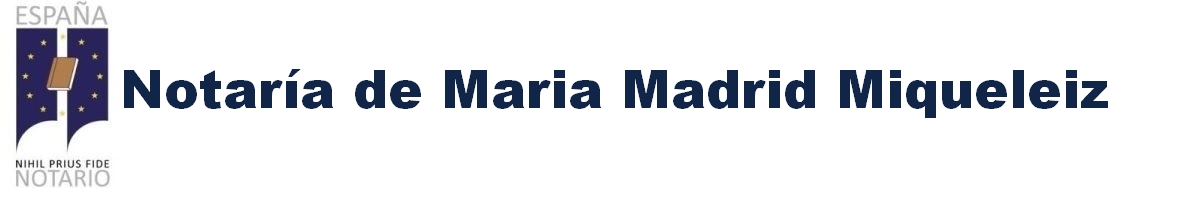 Notaría de María Madrid Miqueleiz en Pamplona