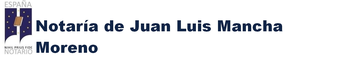 Notaría de Juan Luis Mancha Moreno en Plasencia