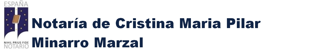 Notaría de Cristina María Pilar Miñarro Marzal en Vélez-Rubio