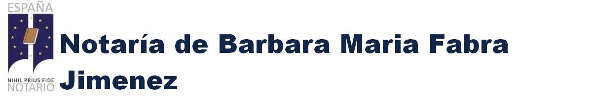 Notaría de Bárbara María Fabra Jiménez en Camas