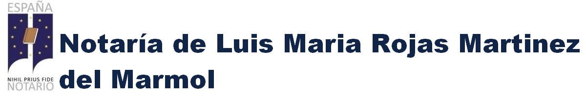 Notaría de Luis María Rojas Martínez del Marmol en Granada