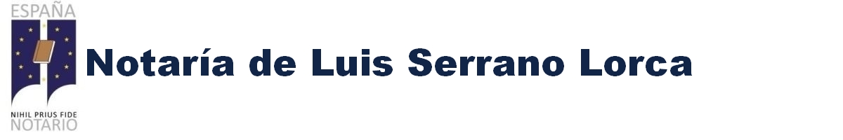 Notaría de Luis Serrano Lorca en Iznalloz
