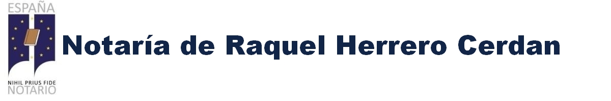 Notaría de Raquel Herrero Cerdán en Caspe