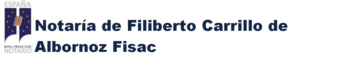 Notaría de Filiberto Carrillo de Albornoz Fisac en Marbella