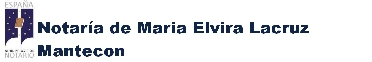 Notaría de María Elvira Lacruz Mantecón en Fraga
