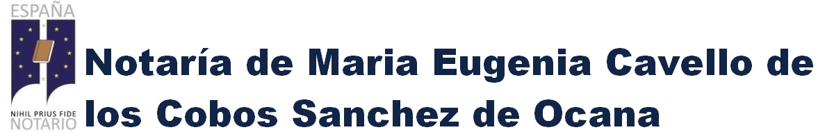 Notaría de María Eugenia Cavello de los Cobos Sánchez de Ocaña en Pallejà