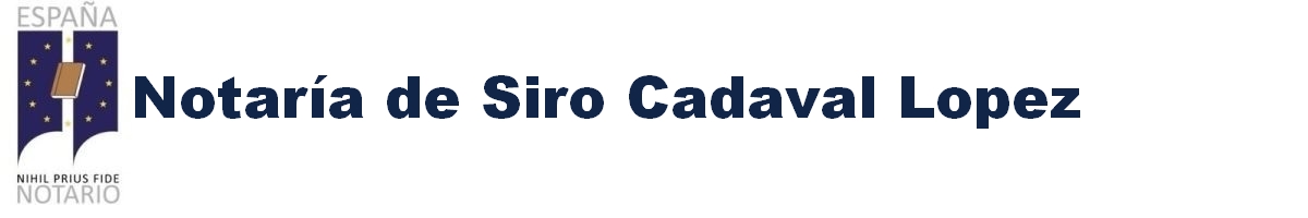 Notaría de Siro Cadaval López en Navalmoral de la Mata