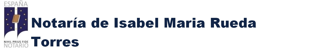 Notaría de Isabel María Rueda Torres en Sanlúcar la Mayor