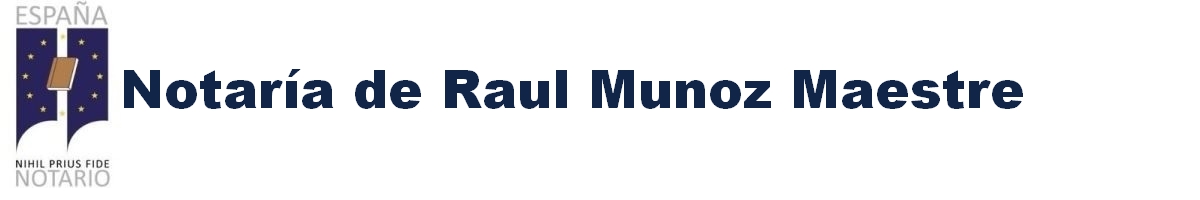 Notaría de Raúl Muñoz Maestre en Coruña, A