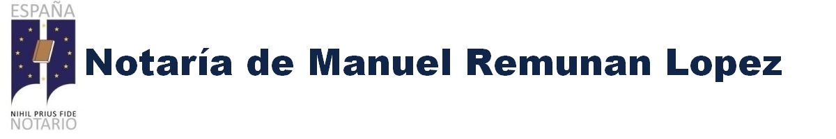 Notaría de Manuel Remuñán López en Santiago de Compostela